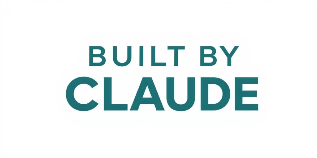 Built by Claude wordmark